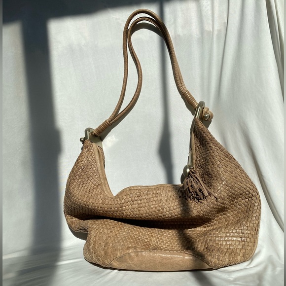 Perez Sanz 6212 Leather Woven Handbag - Vintage Leather - Picture 1 of 10